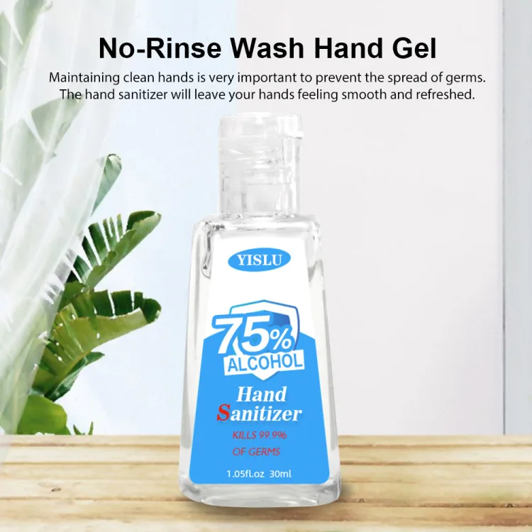 

Water-Free Disposable Disinfection Gel Antibacterial Hand Sanitizer 75% Alcohol Hand Rub Liquid