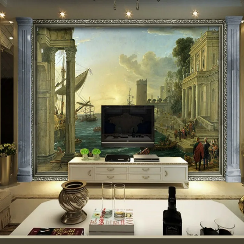 3D обои на заказ красивые морские Ландшафтные для гостиной ТВ декорация Фотообои |