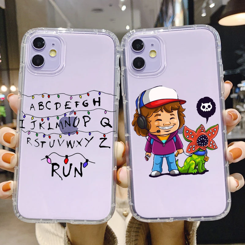 Tv Stranger Things Abc Logo Wallpaper Phone Case For Iphone 12 Pro Max 11 Pro Max 6s 8 7 Plus Se Xs Xr Tpu Silicone Cover Phone Case Covers Aliexpress