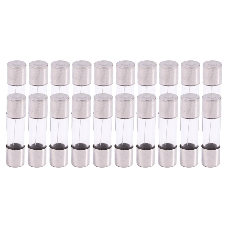 

HTHL-20pcs Fast Blow Glass Tube Fuse 10A 250V 5mm x 20mm