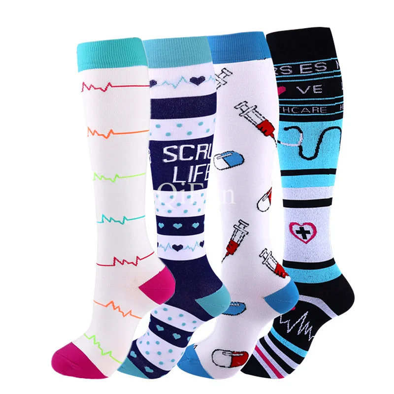 Compression Socks Knee High 20-30 Mmhg Men Women Sports Socks