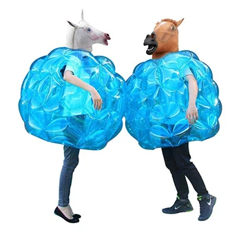 

90cm Inflatable Wearable Buddy Bumper Zorb Balls Heavy Duty Durable PVC Viny Bubble Soccer Balls Outdoor Game For Kids Play Fun