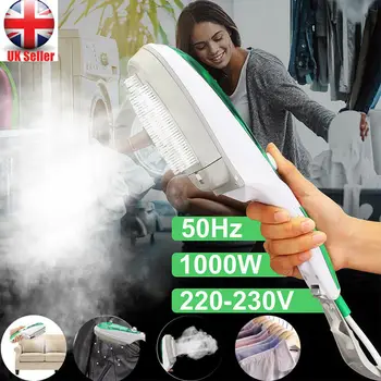 

Portable Garment Steamer Handheld Clothes Steamer Brush Ironing Machine for Home Travel Business Trip (UK Plug)