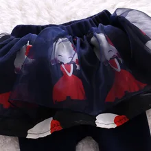 Леггинсы для девочек; юбка; стиль; детская юбка; Весенняя многослойная юбка из двух предметов; Верхняя одежда; Универсальные леггинсы