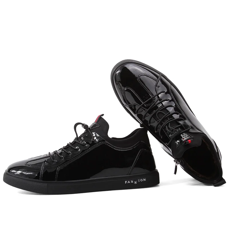 Tenis Masculino zapatos hombre плюшевая/без плюша Мужская теннисная обувь спортивная обувь для спортзала мужские тапочки плоские туфли Tenis Plataforma - Цвет: black no plush