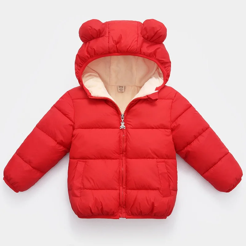 COOTELILI Velvet Winter Children's Parkas Kids Jackets For Girls Boys Coat Warm Thick Fleece Baby Outerwear Infant Overcoat (5)