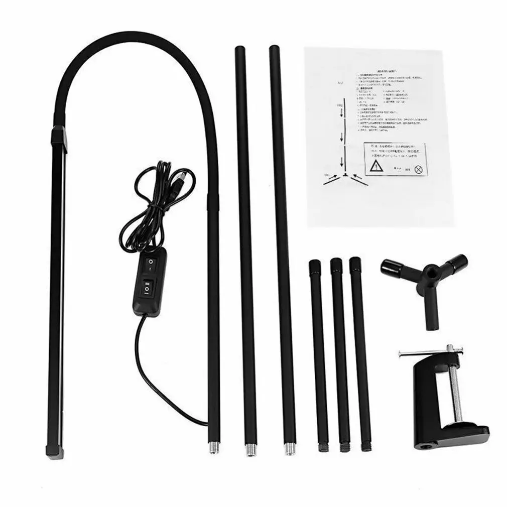 prático led candeeiro de mesa 110-240v eua