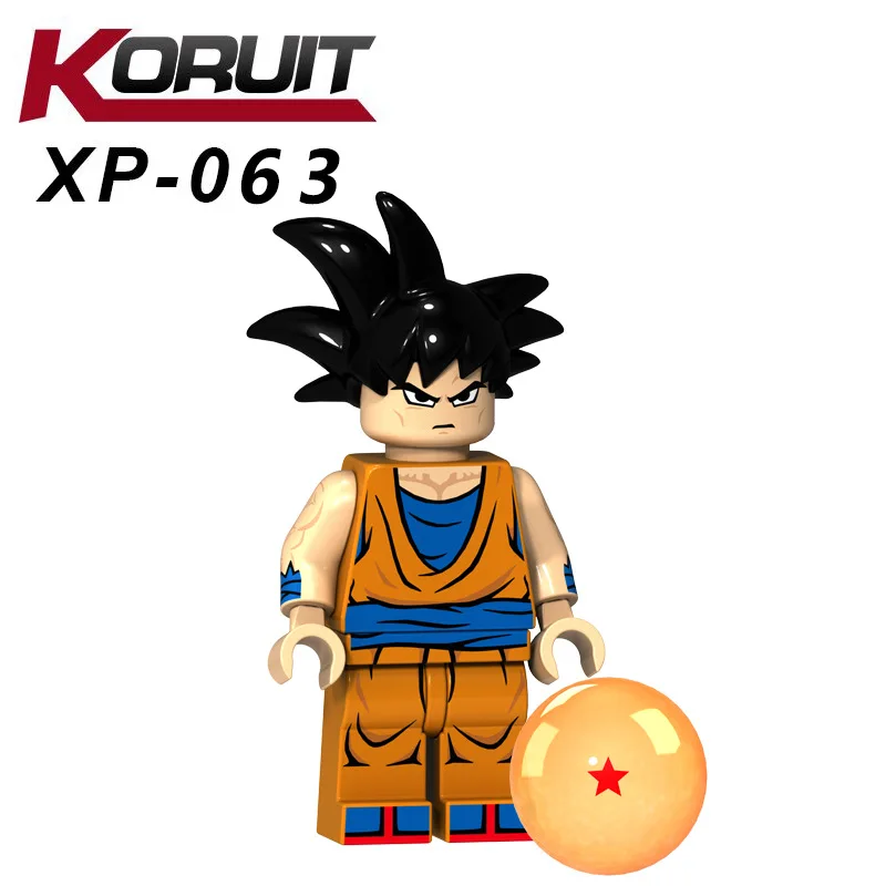 Grandtag Kt1009 серия Dragon Ball строительные блоки Минифигурки Обучающие сборные строительные блоки сумка Детская игрушка Горячая Распродажа