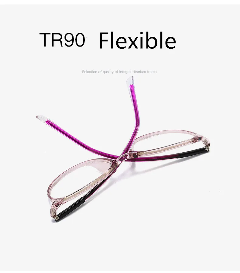 Изысканные овальные прозрачные очки TR90, оправа для женщин, прозрачные линзы, очки для близорукости, мужские винтажные очки, оптические оправы для очков