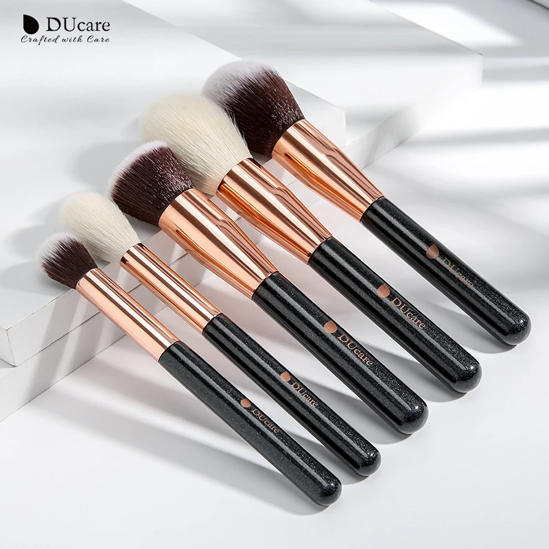 Kaufen DUcare pinsel Perle Weiß 15PCS Make Up pinsel set Professional Beauty Make up pinsel Natur haar Foundation Powder Blushes