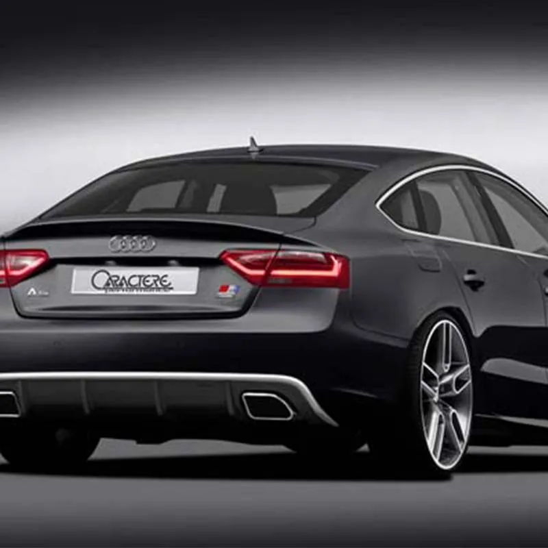 A5 Sportback 4 двери модифицированный стиль из стекловолокна задний спойлер багажника