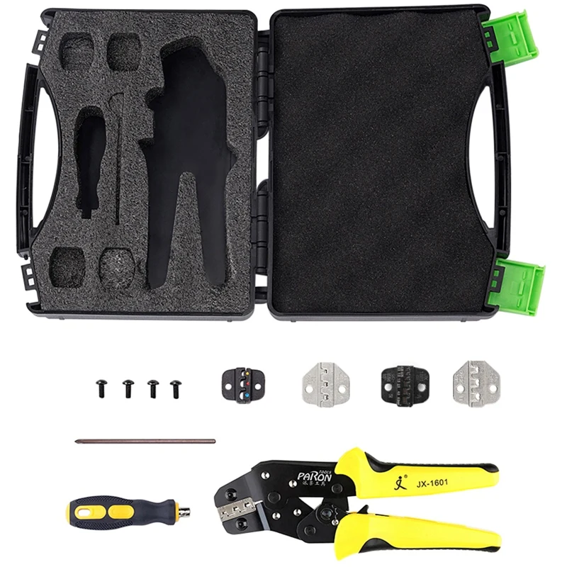 

Paron Jx-Ds5 Wire Crimpers Engineering Ratcheting Terminal Crimping Pliers Bootlace Ferrule Crimper Hand Tool Crimping