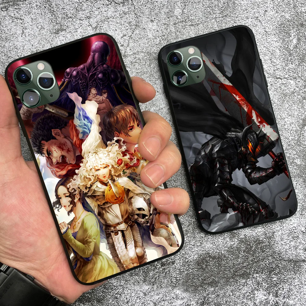 Мягкий силиконовый чехол Berserk с аниме стимуляцией Гриффита для iPhone 6 6s 7 8 Plus X XR XS 11