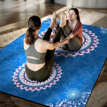 183cm * 100cm Größeren Yoga Matte 8mm Wildleder TPE Pilates Matten Gym Nicht Slip Fitness Matte Für anfänger Umwelt Gymnastik Matten 1
