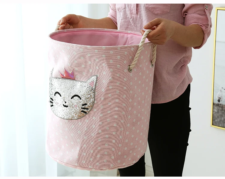 Foldable Laundry Basket- Kids Baby Home Organizer