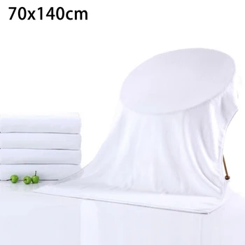 

High Quality New 70*140cm White Bath Towel Microfiber Beach Towels Ultra Light Soft Lint-free