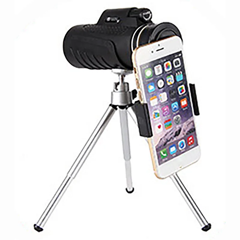 

High Power 40X60 HD Monocular Telescope Shimmer Night Vision Outdoor Hiking Monocular Telescope Connect Phone