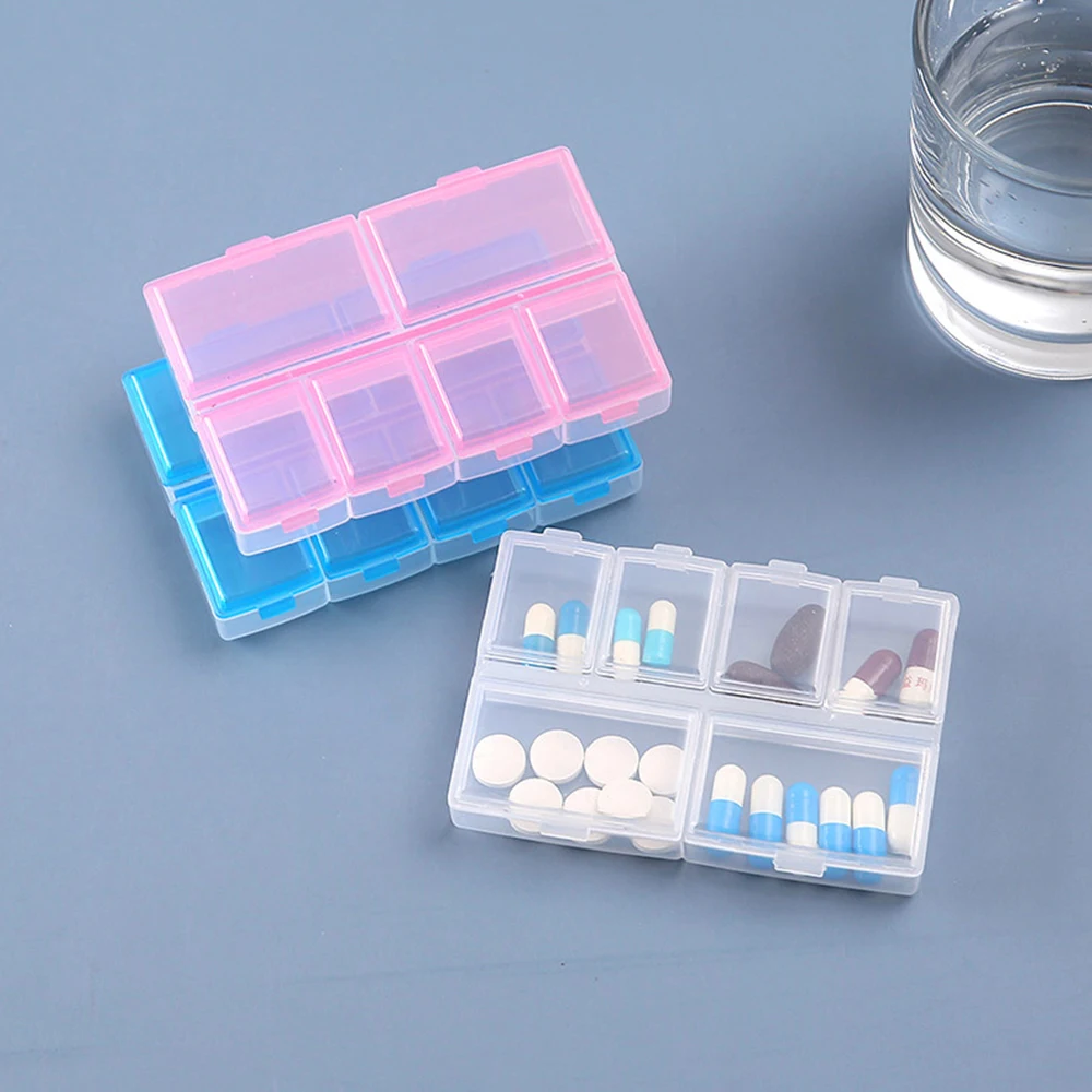 Органайзер для таблеток на неделю Дорожный Чехол коробка лекарств маленький