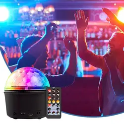Lumières de fête Disco 3 en 1, projecteur LED, stroboscopique, pour fête d'anniversaire, voiture, Bar, karaoké 