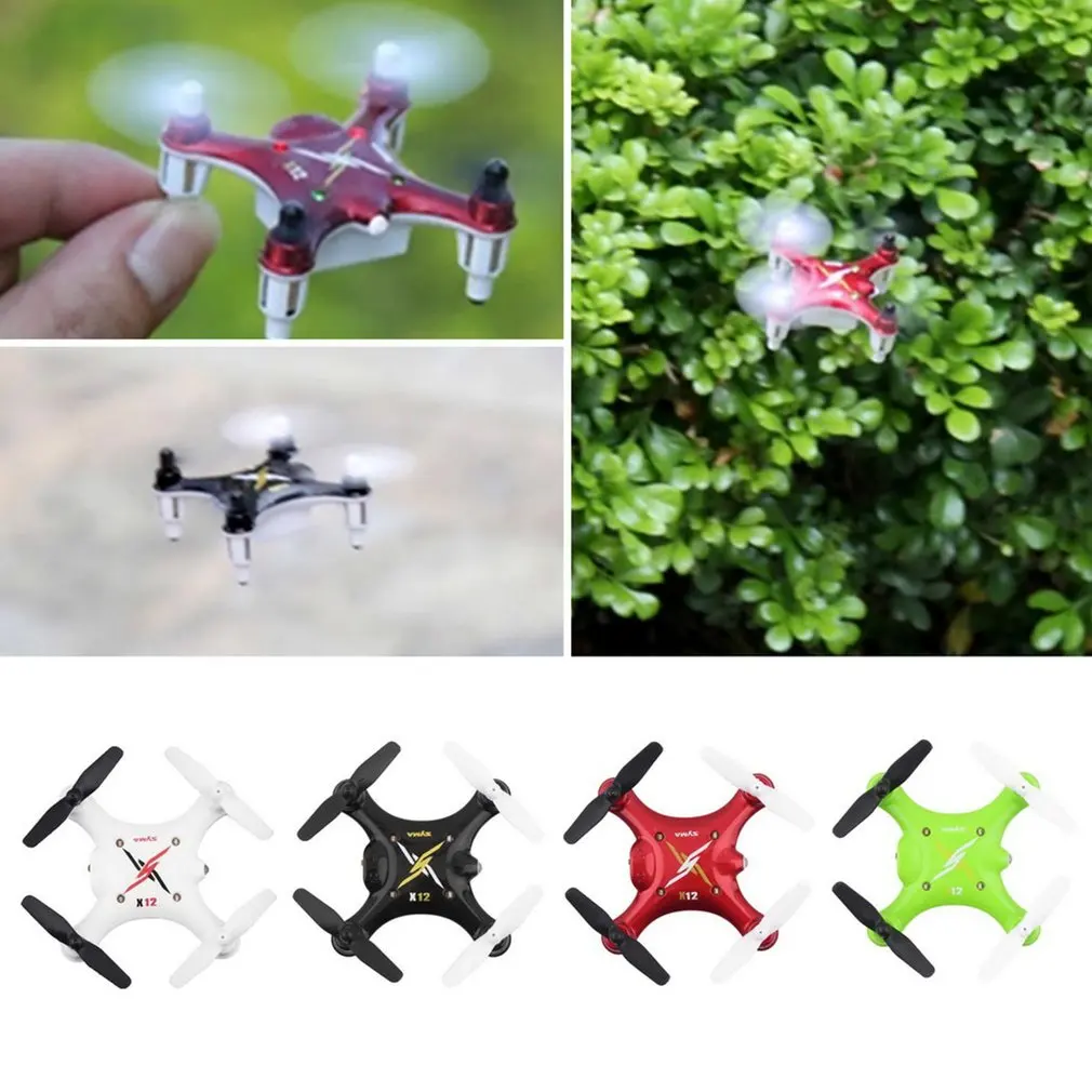Syma X12 мини 6-Axis Gyro 4CH мини квадрокоптера FPV 2,4 Ghz Дистанционное Управление