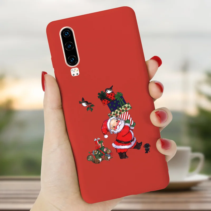 Рождественский мультяшный чехол для huawei mate 20 Lite mate 20 Pro mate 20 P Smart Plus новогодний чехол для huawei Y5 Y6 Y6