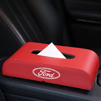 

1 Pcs Car Tissue Box Set Tissue Box Holder Interior Decoration Box For Fords Focus 2 3 1 MK2 MK3 MK1 Fusion Accessories