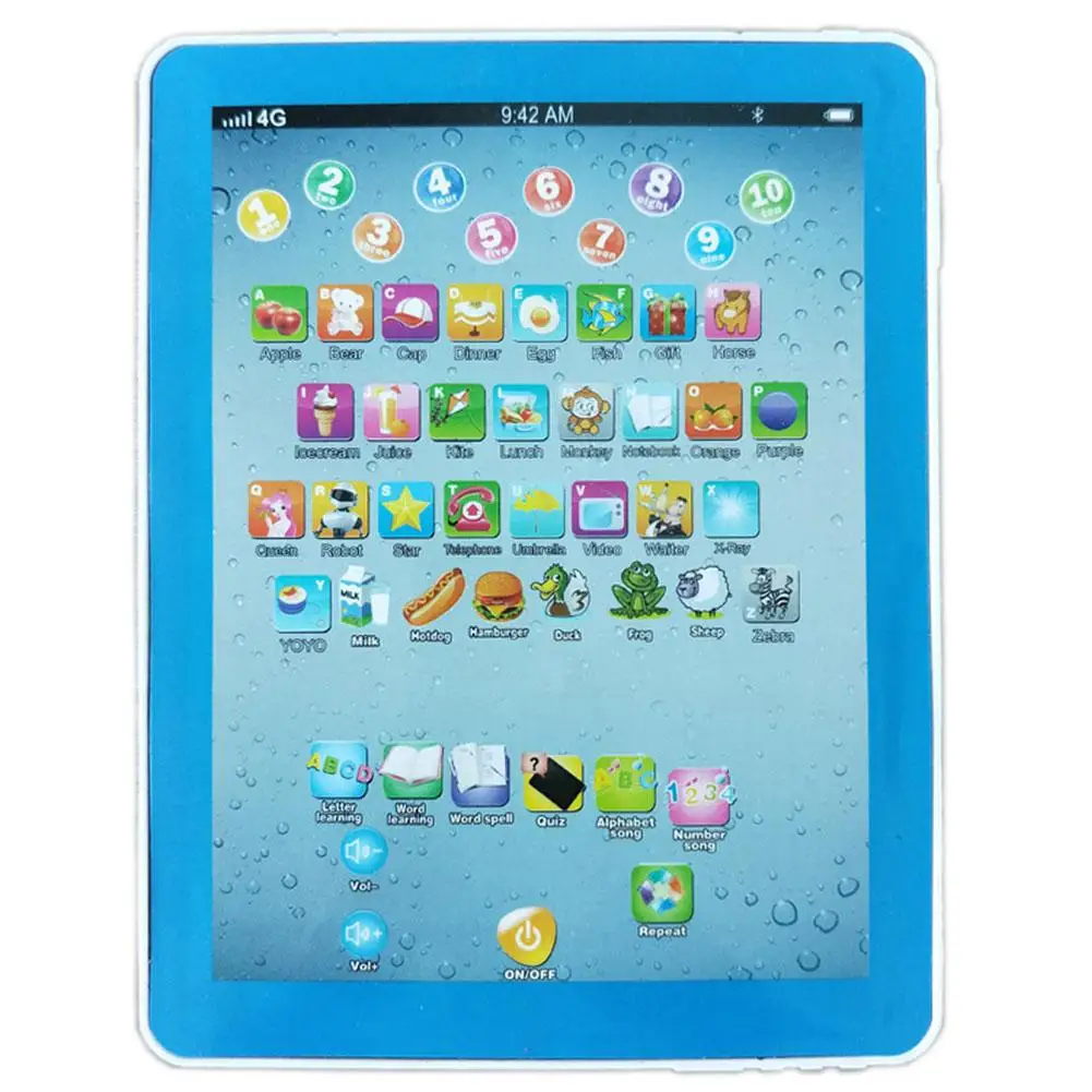 Tablet Pad Computer for Kid Children Learning English Educational Teach Toy Gift Tablet Pad Computer for Kid Children Learning English Educational Teach Toy Gift
