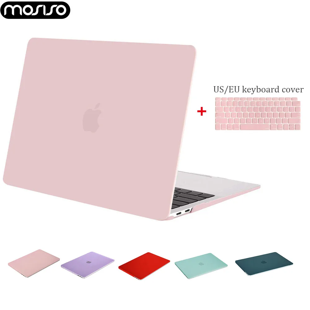 MOSISO Laptop Hard Plastic Cover Case for Macbook Air 13 A1932 Touch ID Notebook Sleeve Mac 13.3 inch 2018 2019 + Keyboard | Компьютеры и