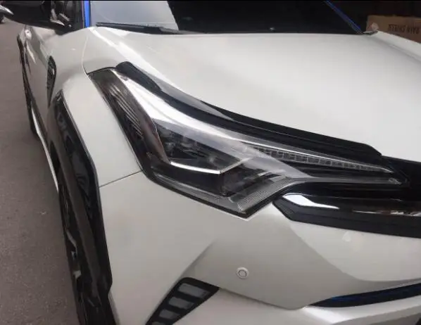Подходит для Toyota 17-CHR фары Civic C-HR карбоновые фары для бровей фары отделка