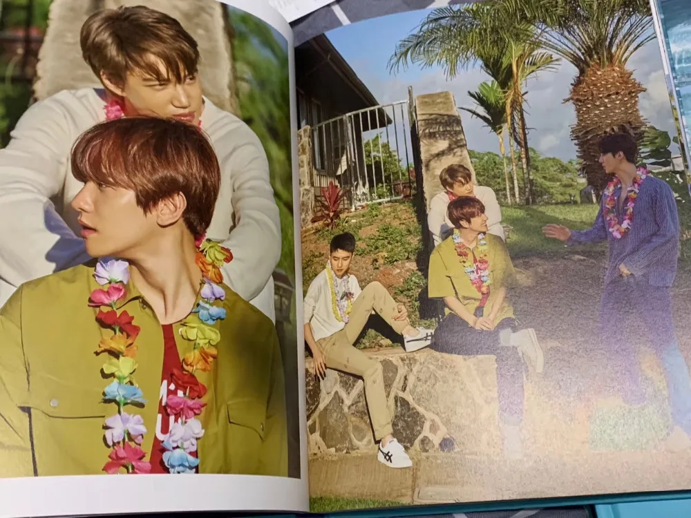 EXO 亲笔签名 夏威夷写真 续集 204P  PRESENT THE MOMENT 签TO 7