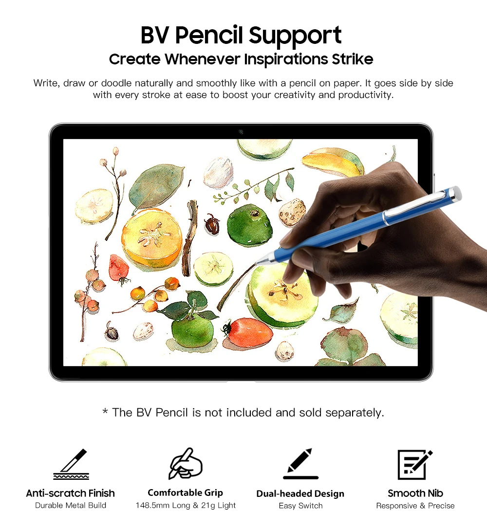 ram pc Blackview Tab 10 Pro 10.1'' FHD+ Display 6580mAh Dual 4G Phone Call Tablet PC Octa-core 8GB+128GB 8MP+13MP Camera Tablets kingston 8gb ram
