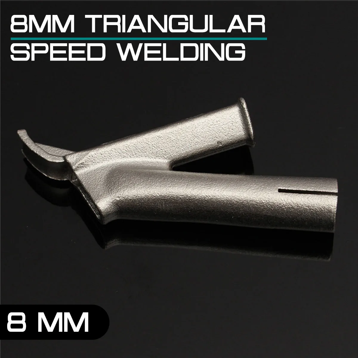 Boquilla de soldadura de velocidad Triangular de 8mm, Punta de soldadura Triangular para Polipropileno de soldadura de plástico de polietileno