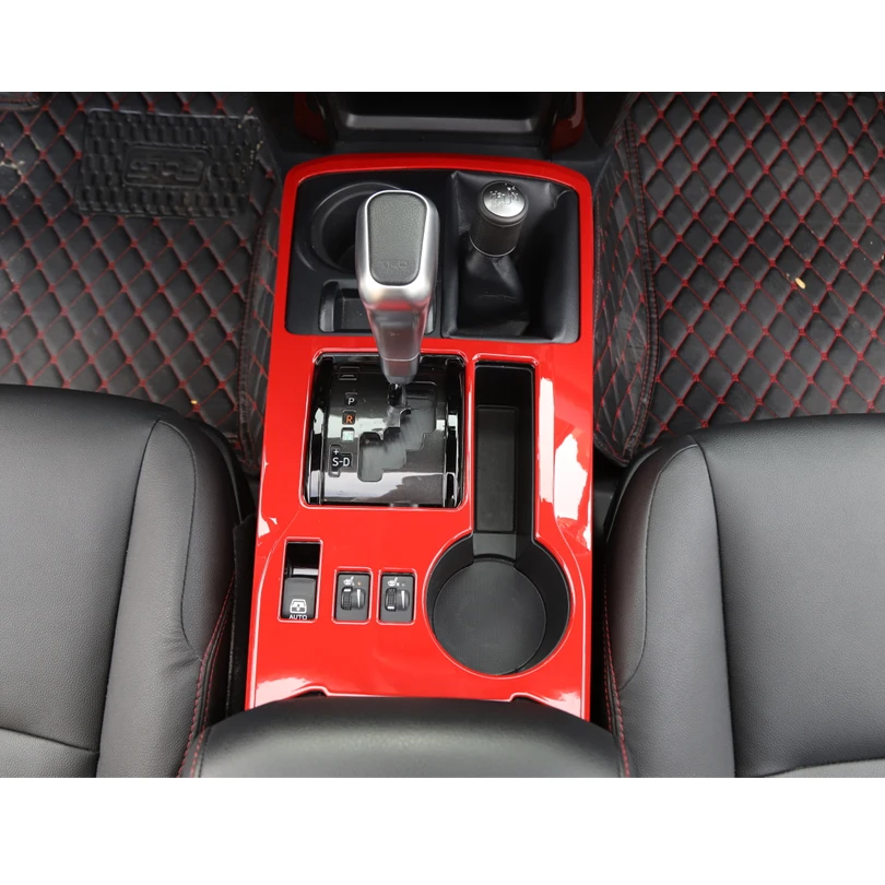 JXKaFa для Toyota 4runner 2010+ LHD автомобиля Шестерни переключения Панель крышка переводная картинка в виде рамки Стикеры автомобиля тюнинговые молдинги