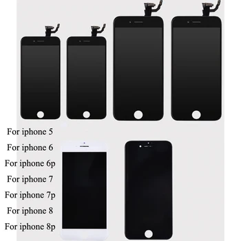 

10pcs OEM Display For iPhone 6 LCD Touch Screen Digitizer For iPhone 6S 5S LCD Display Full Assembly For iPhone 7 8 LCD Screen
