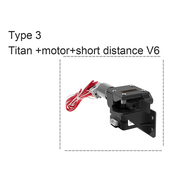 3d принтер Titan экструдер для настольного FDM принтера reprap MK8 J-head bowden Для MK8 anet ender 3 cr10 - Цвет: Type 3