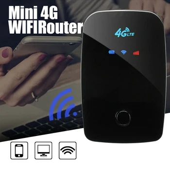 

4G Lte Pocket Wifi Router Car Mobile Wifi Portable 4G LTE Router Mobile Broadband WIFI Hotspot Wireless SIM Card 150Mbps