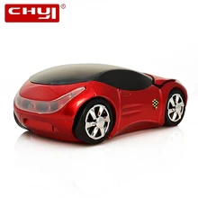 CHYI беспроводная автомобильная Usb мини компьютерная мышь, милая Спортивная Автомобильная оптическая ПК Mause 3d эргономичная классная детская Подарочная игровая мышь для ноутбука