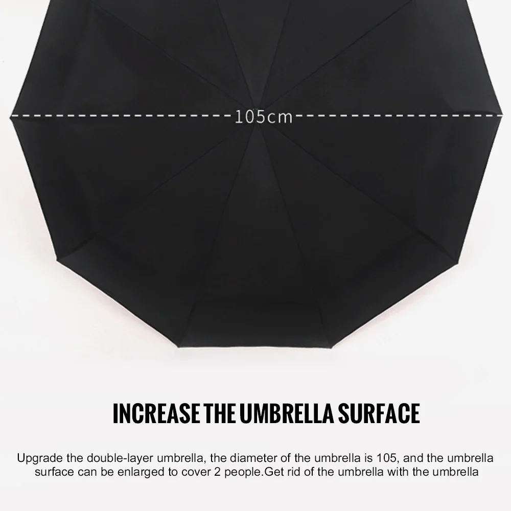 Folding Umbrella Tri-Folded Gift Outdoor UV Rain Umbrella Portable Home Furnishing Automatic Multi-Function Travel Cartoon