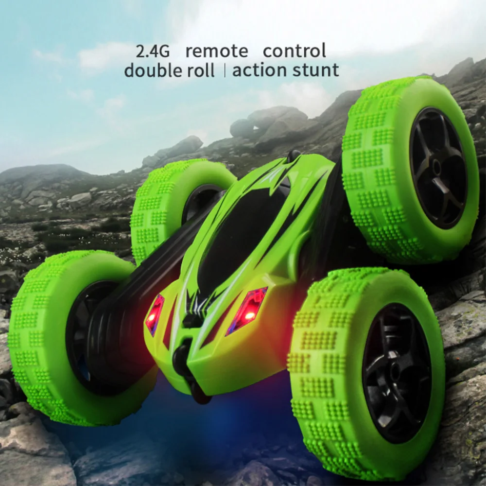 Деформация Buggy Crawler ролл автомобили RC трюковые автомобили высокая скорость Двусторонняя 3D флип пульт дистанционного управления дрейф Игрушки для мальчиков