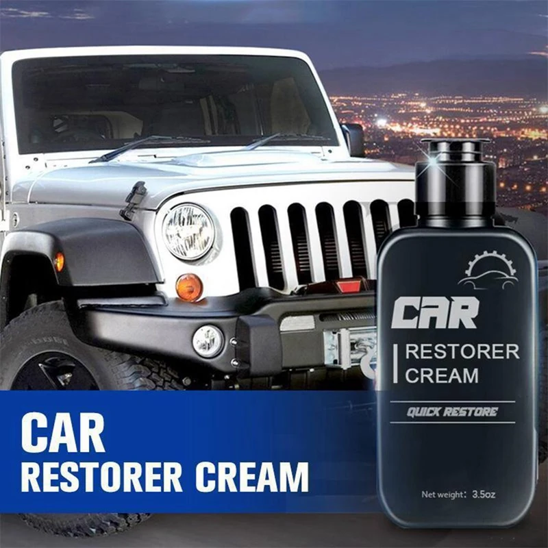 100ML Auto Leather&Plastic Refurbishment PasteCar Restorer Cream Quick