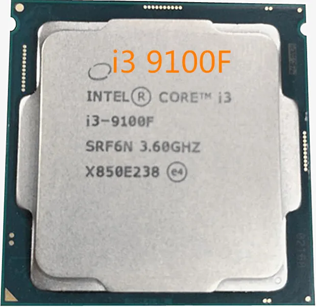 

Intel Core i3-9100F Processor CPU i3 9100F 4Core 4Thread 3.6GHz 6MB Socket LGA1151