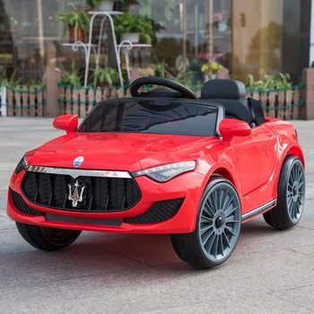 

Children's electric car dual drive cars kid four-wheel remote control can sit vehicle baby swing toy car with push rod