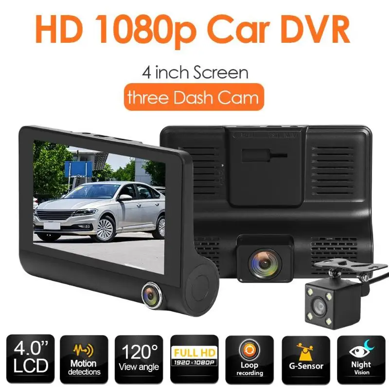  VODOOL L431 3 Objektiv GPS Radar Geschwindigkeit Detektor Auto DVR Kamera 4 