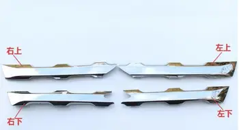 

For Suzuki Vitara 2015-2017 ABS Chrome Trim Chromium Styling Car Front Grill Grid Covers Exterior Decoration Auto Accessories