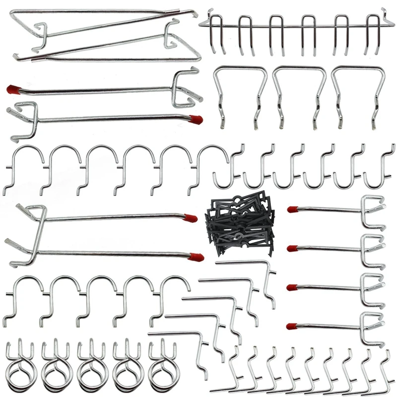 ELEG-Pegboard Крюк Ассортимент 51-Piece серебро