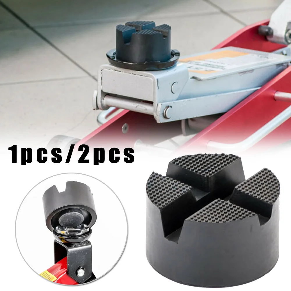 

New Car Jack Mount Rubber Block Pad Lifter Adapter Ø 82 X 45mm Parts With Recess
