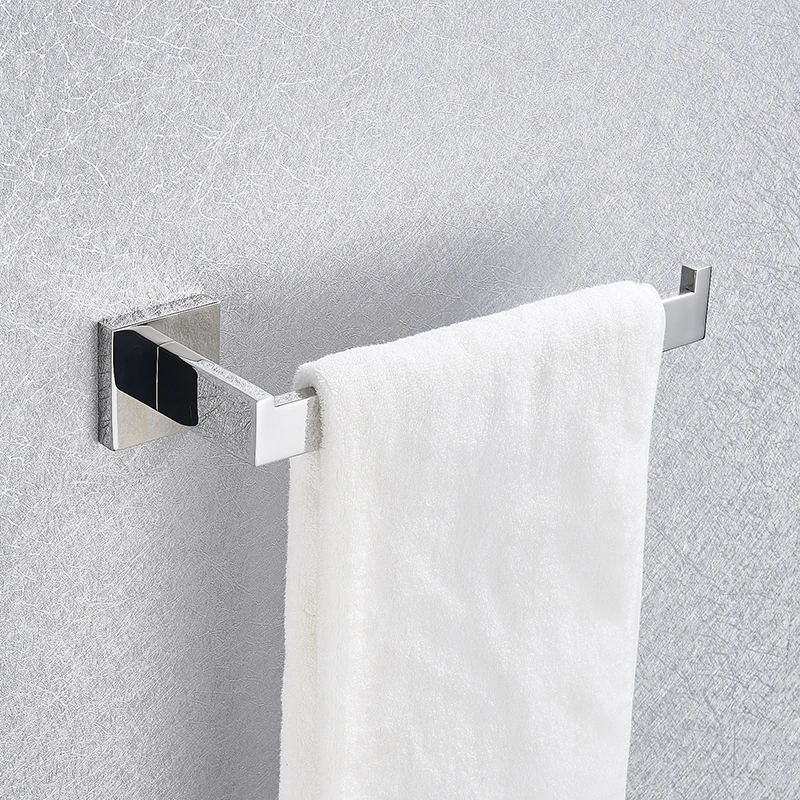 Bathroom Accessories Bathroom Hardware Chrome Robe Hook Towel Rail Bar Rack Bar Shelf Tissue Paper Holder Toothbrush Holder
