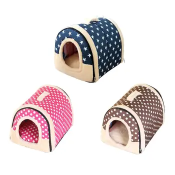 

Cat Bed House Cave with Cushion Large,Self Warming Cat Cubby Enclosed for Cats