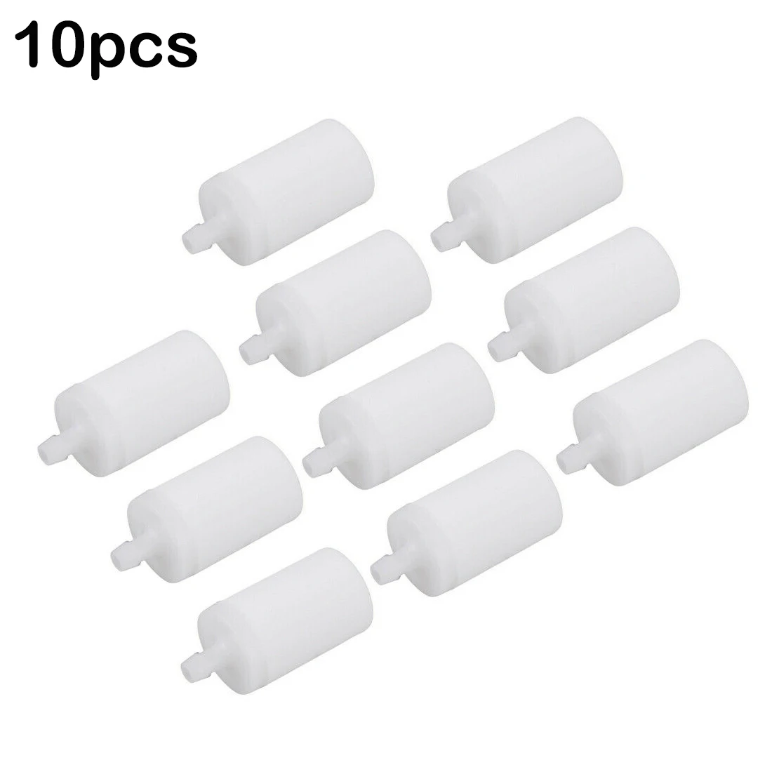 Gas Fuel Filter 10Pcs 6mm Fit for Husqvarna Chainsaw 50 51 55 61 268 272 XP 345 350 351 353 503 44 32-01 steel tubes stainless steel filter filter mesh fuel filter seal