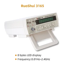 RuoShui-cimómetro digital LED de 8 dígitos, medidor de alta frecuencia con contador de Resolución de 2,4 GHz, CA, CC, VC3165